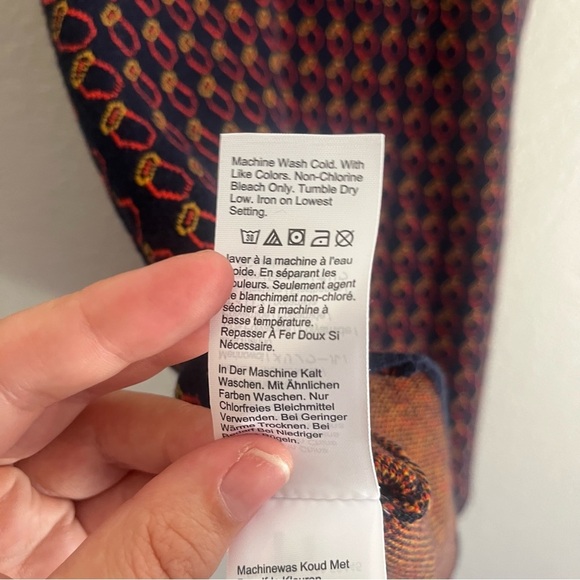 J CREW Geo Ring Midi Merino Wool Blend Skirt Size XXS - Picture 13 of 13